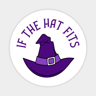 Purple If The Hat Fits Cheeky Witch® Magnet